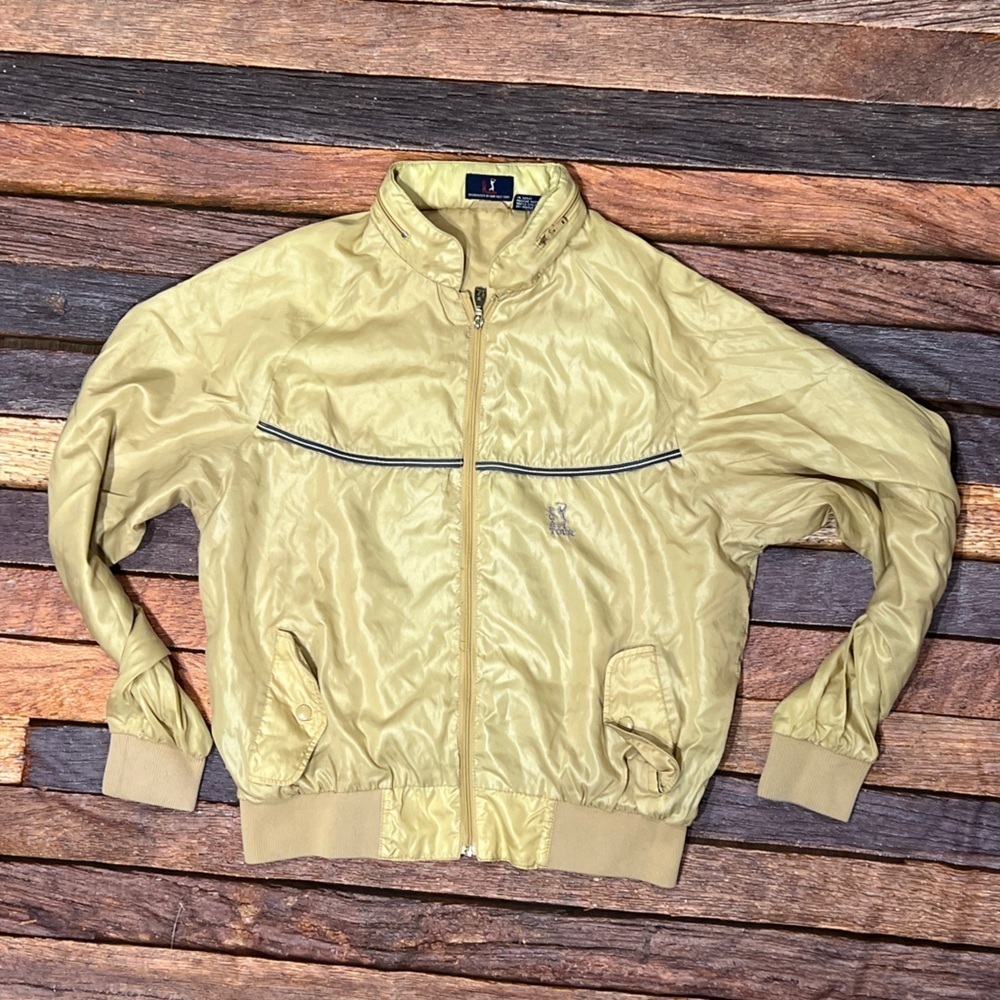 PGA Tour Golf Windbreaker Vintage Lightweight Coat Rain Mens Jacket